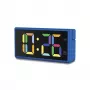 Digitale wekker Hama Ibiza Blauw LCD batterij USB 150x34x73mm