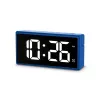 Digitale wekker Hama Ibiza Blauw LCD batterij USB 150x34x73mm