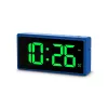 Digitale wekker Hama Ibiza Blauw LCD batterij USB 150x34x73mm