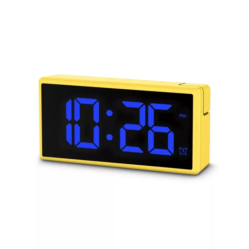 Digitale wekker Hama Ibiza Geel LCD batterij USB