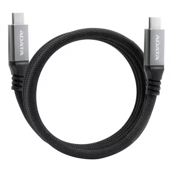 USB C naar USB C datakabel ADATA CACCU3-100W-100AN-BK — USB 3.2 Gen 2 (10 Gbit/s), 1 m, Zwart