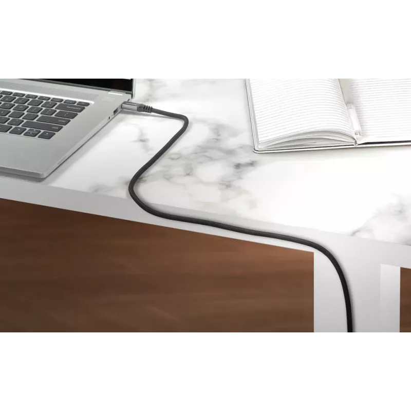 USB C naar USB C datakabel ADATA CACCU3-100W-100AN-BK — USB 3.2 Gen 2 (10 Gbit/s), 1 m, Zwart