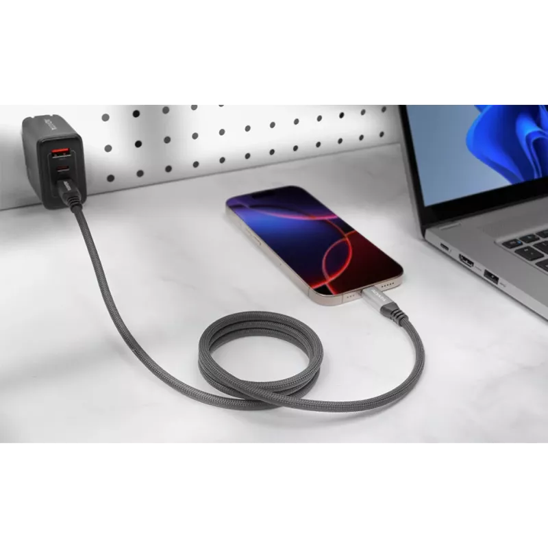 USB C naar USB C datakabel ADATA CACCU3-100W-100AN-BK — USB 3.2 Gen 2 (10 Gbit/s), 1 m, Zwart