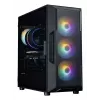 ZALMAN Mid-Tower PC-behuizing I3 NEO V2, zwart, 4x RGB-ventilatoren, ATX/microATX-ondersteuning