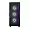 ZALMAN Mid-Tower PC-behuizing I3 NEO V2, zwart, 4x RGB-ventilatoren, ATX/microATX-ondersteuning