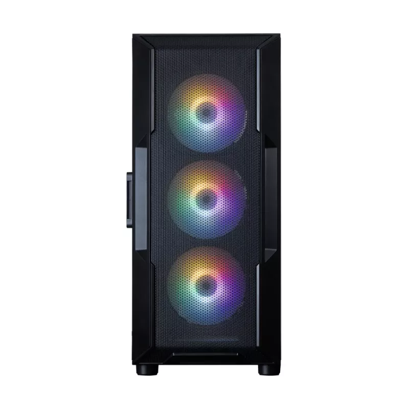 ZALMAN Mid-Tower PC-behuizing I3 NEO V2, zwart, 4x RGB-ventilatoren, ATX/microATX-ondersteuning