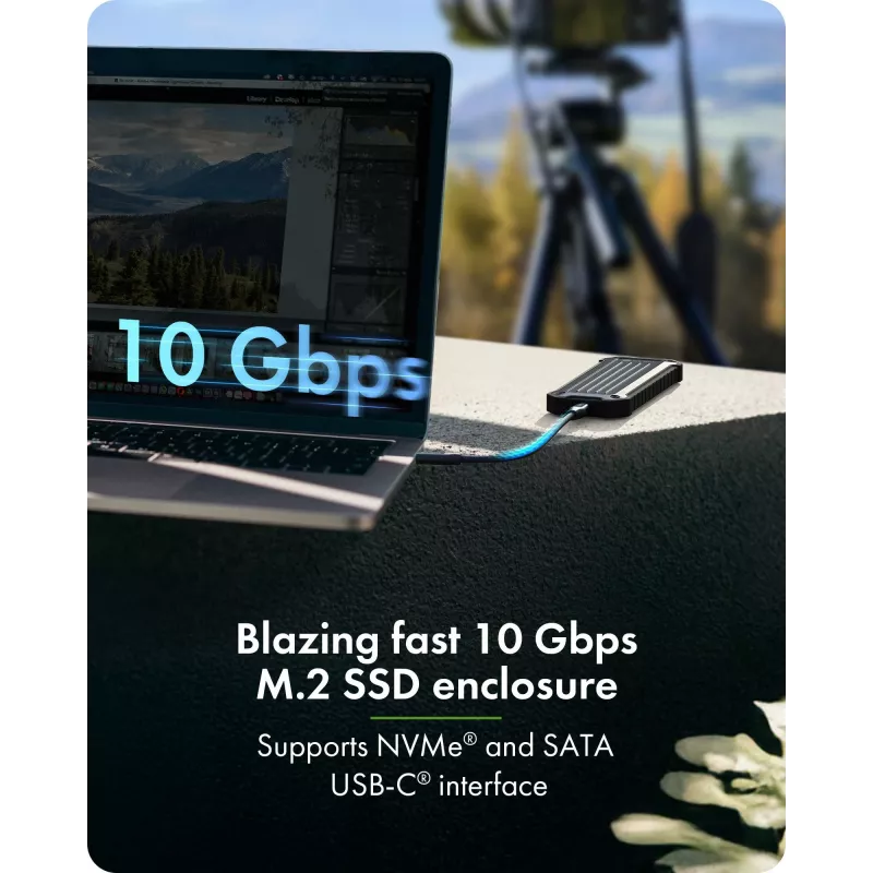 Accessoire: icybox IB-1827MCP-C31 M.2 NVMe en SATA dual-bay-adapter