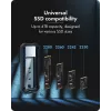 Accessoire: icybox IB-1827MCP-C31 M.2 NVMe en SATA dual-bay-adapter