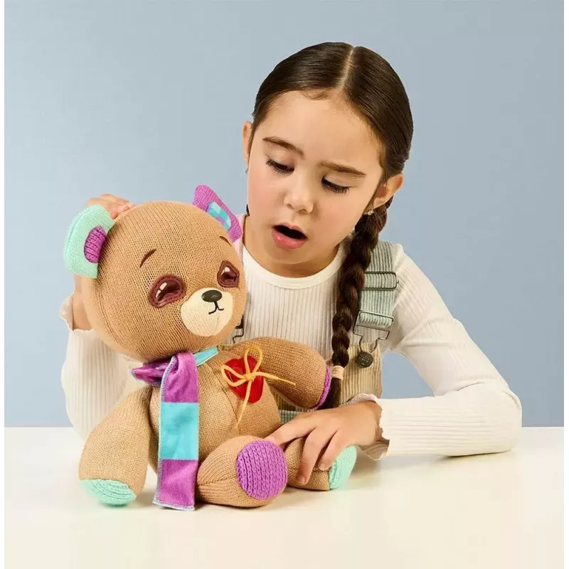 Pluche interactieve mascotte Cobi Thready Bear – bewegingsactief speelgoed met geluid en sensoren