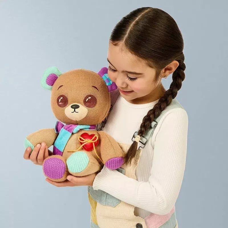Pluche interactieve mascotte Cobi Thready Bear – bewegingsactief speelgoed met geluid en sensoren