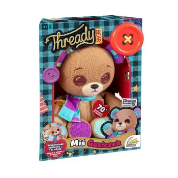 Pluche interactieve mascotte Cobi Thready Bear – bewegingsactief speelgoed met geluid en sensoren