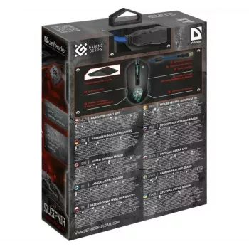 Muis Defender GM-927 Sleipnir Optic 12800dpi 6P