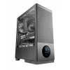 Tacens 2SAGITTA20 Midi Tower computerbehuizing, zwart, 3 x 120 mm ventilatoren