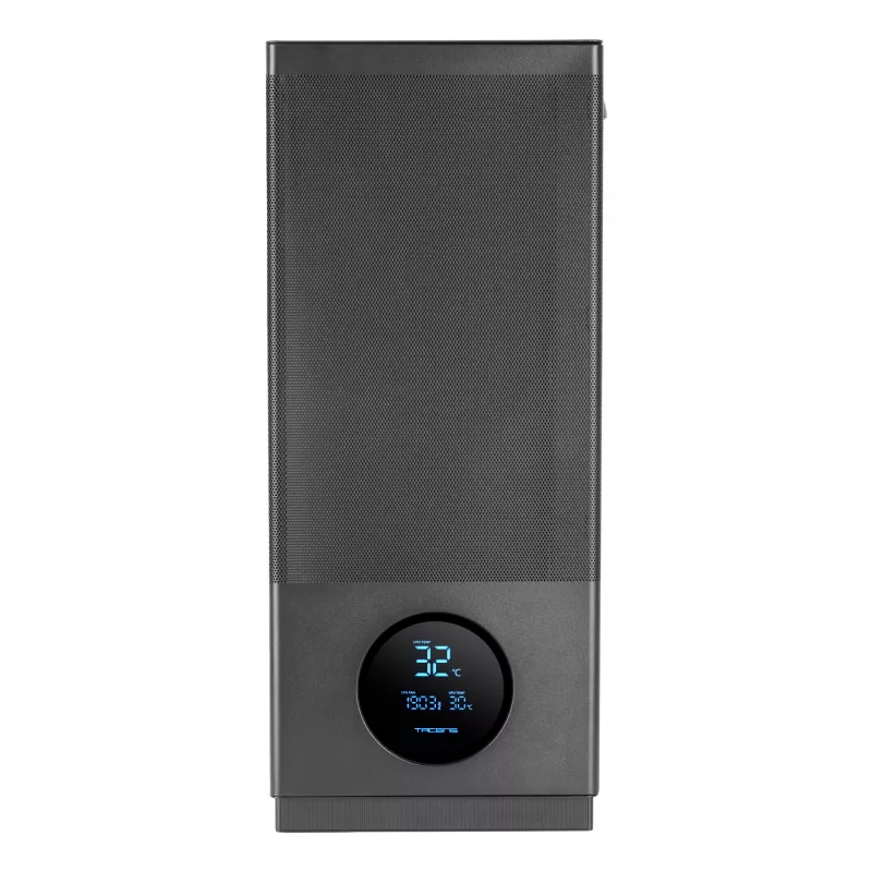 Tacens 2SAGITTA20 Midi Tower computerbehuizing, zwart, 3 x 120 mm ventilatoren