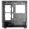 PC-behuizing TACENS Mars Gaming MCLCDPRO midi tower – zwart, IPS 7,2 inch display, voeding onderaan, ATX/Micro‑ATX/Mini‑ITX ondersteuning