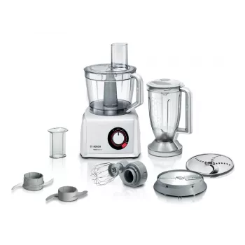 Keukenmachine Bosch MC812W501 — 1000 W, 3,9-L kom, wit, RVS-mes