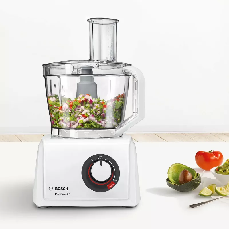 Keukenmachine Bosch MC812W501 — 1000 W, 3,9-L kom, wit, RVS-mes