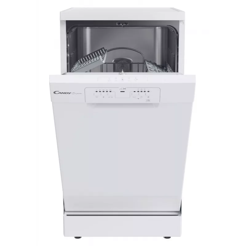 Vrijstaande smalle vaatwasser CANDY Brava CDPH 2L1049W — 10 couverts, 45 cm, 49 dB, energieklasse E