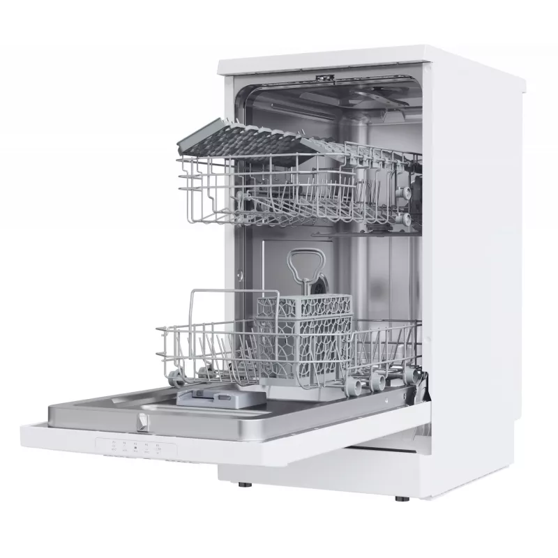 Vrijstaande smalle vaatwasser CANDY Brava CDPH 2L1049W — 10 couverts, 45 cm, 49 dB, energieklasse E