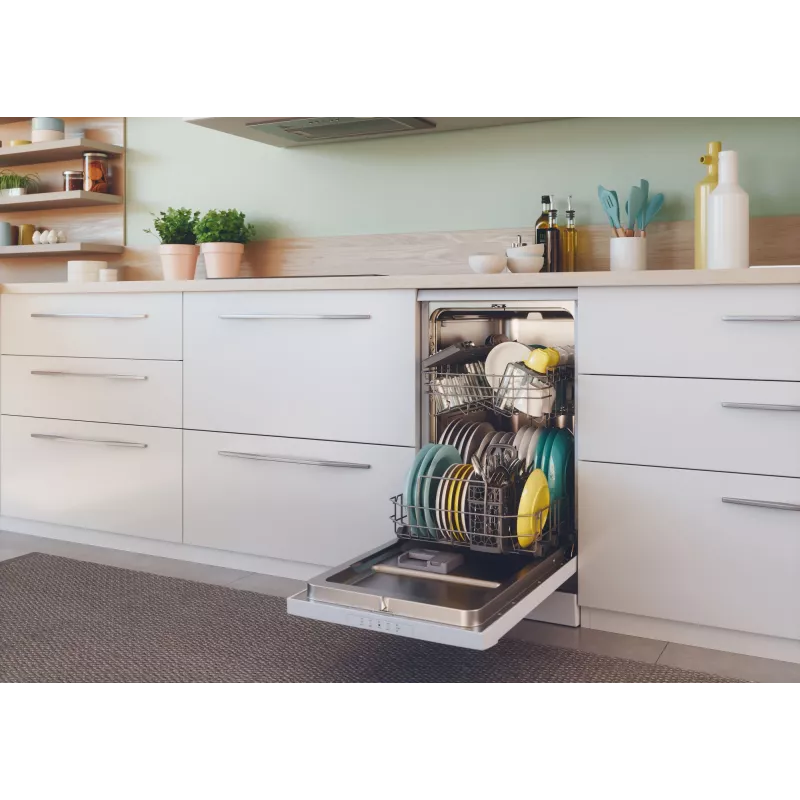 Vrijstaande smalle vaatwasser CANDY Brava CDPH 2L1049W — 10 couverts, 45 cm, 49 dB, energieklasse E