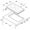 Candy Idea CTP32SC/E1 zwart inbouw 28,8 cm zone-inductiekookplaat 2 zone(s)