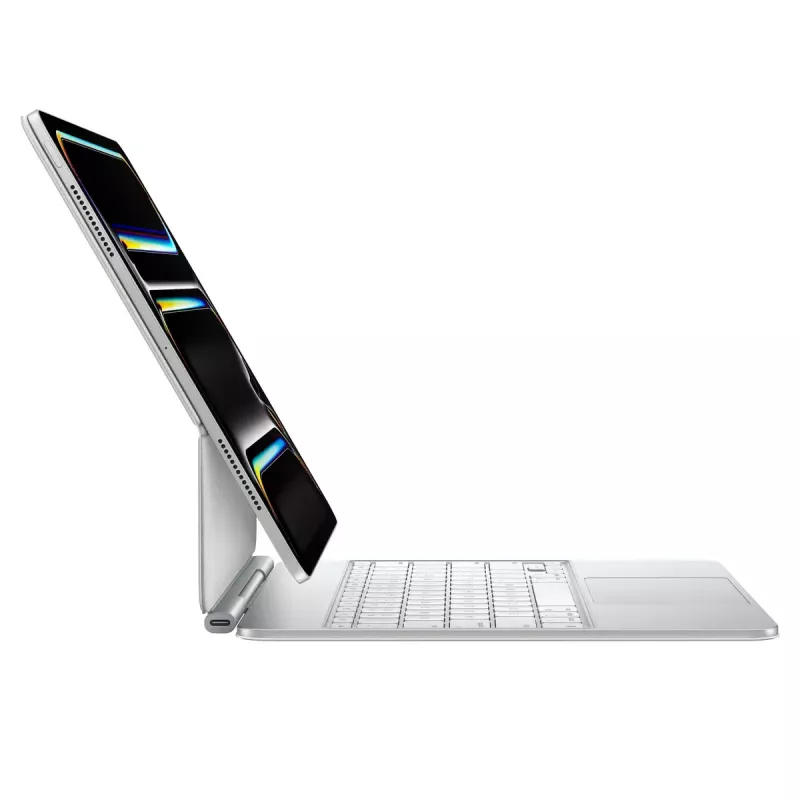 Apple Magic Keyboard voor iPad Pro 13 inch M4 Zweeds wit draadloos trackpad
