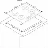 Candy CVW6BB kookplaat zwart inbouw 59,5 cm gas 4 zone(s)