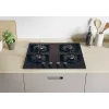 Candy CVW6BB kookplaat zwart inbouw 59,5 cm gas 4 zone(s)