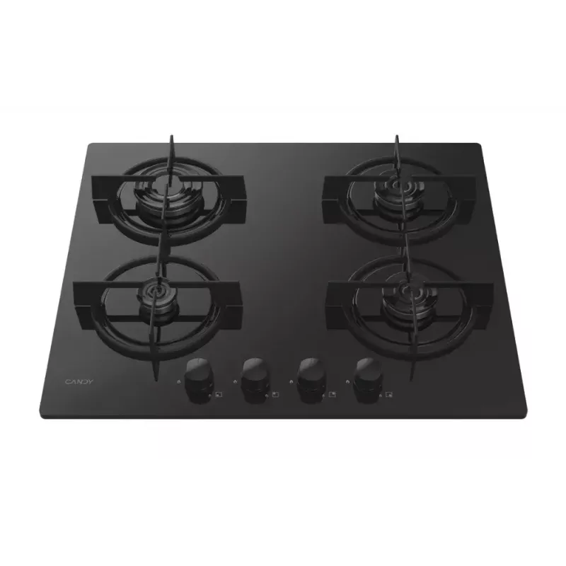 Candy CVW6BB kookplaat zwart inbouw 59,5 cm gas 4 zone(s)