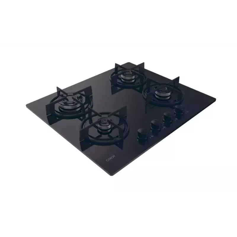 Candy CVW6BB kookplaat zwart inbouw 59,5 cm gas 4 zone(s)