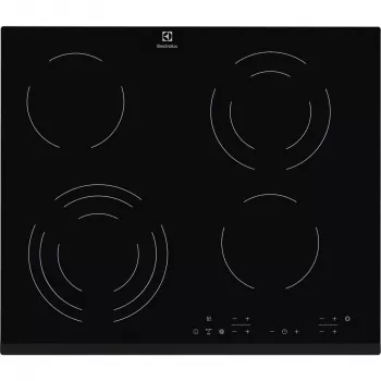 Electrolux EHF6343FOK zwart inbouw 60 cm glaskeramische kookplaat 4 kookzones