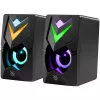 Pc-luidsprekers DEFENDER J4 2.0 6W LED USB, 3,5 mm, 90–20000 Hz, zwart