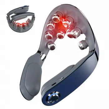 Massageapparaat SKG G7-Pro-Fold Blue Combo compressie kneden vibratie
