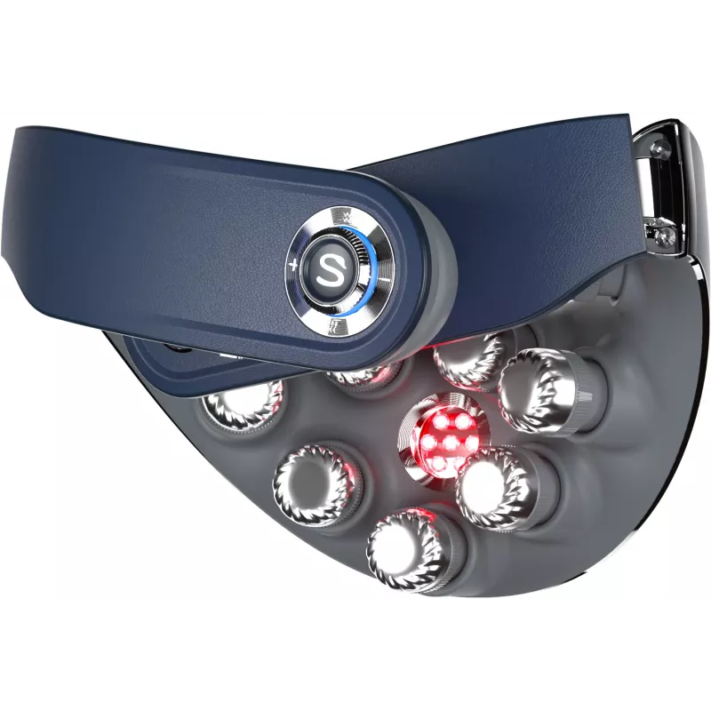 Massageapparaat SKG G7-Pro-Fold Blue Combo compressie kneden vibratie