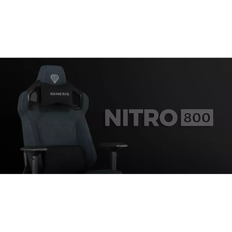 PC-gamingstoel GENESIS NITRO 800 gevoerde zitting max. gewicht 150 kg