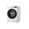 LG F4DR509SBW was-droogcombinatie vrijstaand frontlader zwart, wit