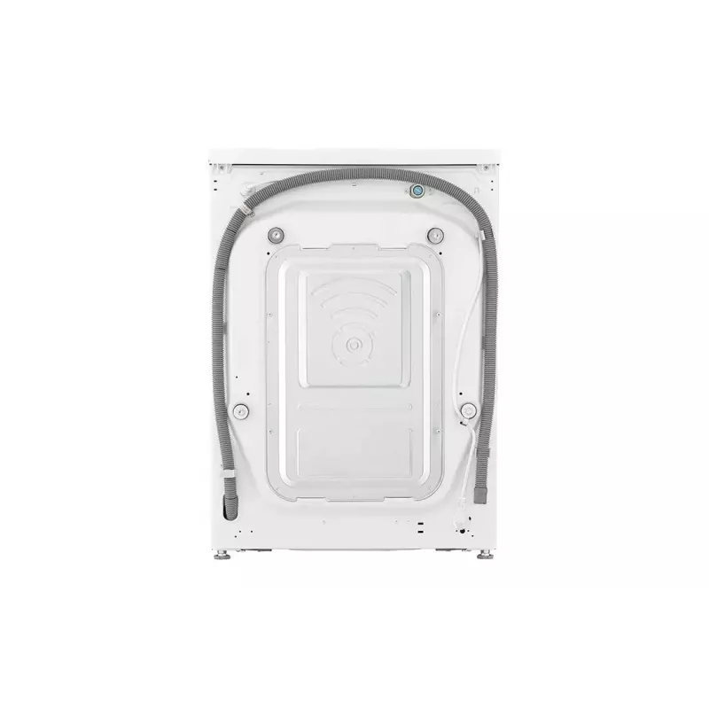 LG F4DR509SBW was-droogcombinatie vrijstaand frontlader zwart, wit