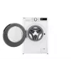 LG F4DR509SBW was-droogcombinatie vrijstaand frontlader zwart, wit