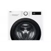 LG F4DR509SBW was-droogcombinatie vrijstaand frontlader zwart, wit