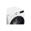 LG F4DR509SBW was-droogcombinatie vrijstaand frontlader zwart, wit