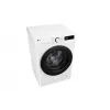 LG F4DR509SBW was-droogcombinatie vrijstaand frontlader zwart, wit