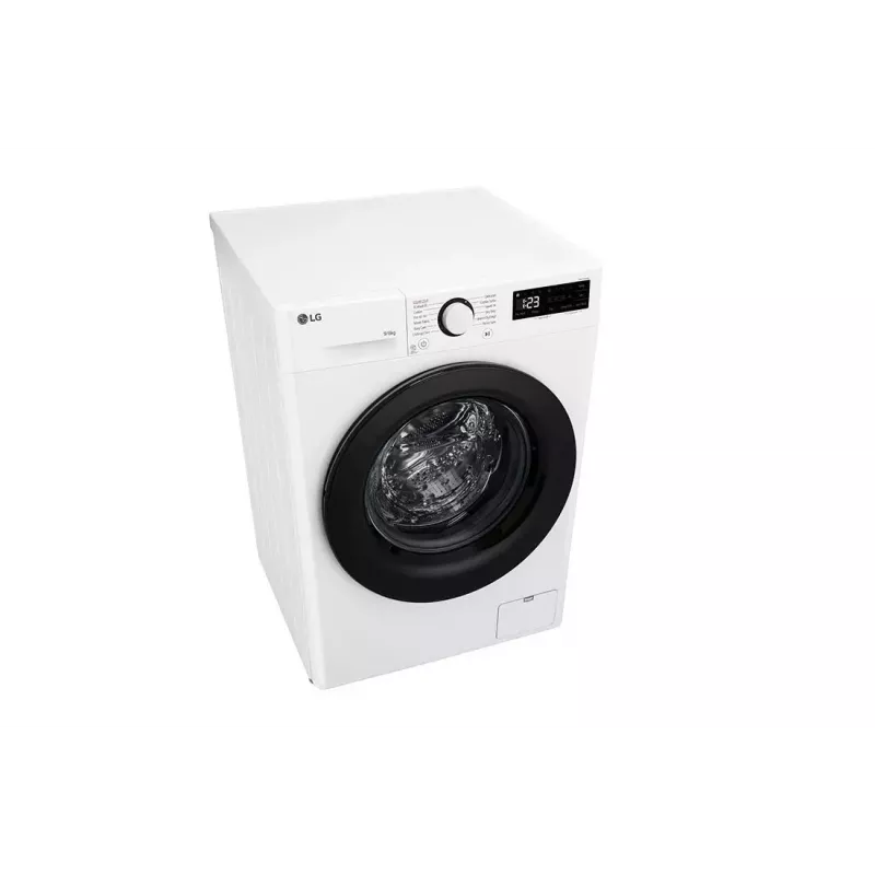 LG F4DR509SBW was-droogcombinatie vrijstaand frontlader zwart, wit
