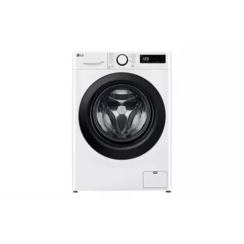 LG F4DR509SBW was-droogcombinatie vrijstaand frontlader zwart, wit