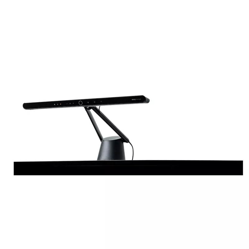 Monitorlamp BenQ PianoLight R zwart – 1070 lm, USB-gevoed, 120×367×628 mm