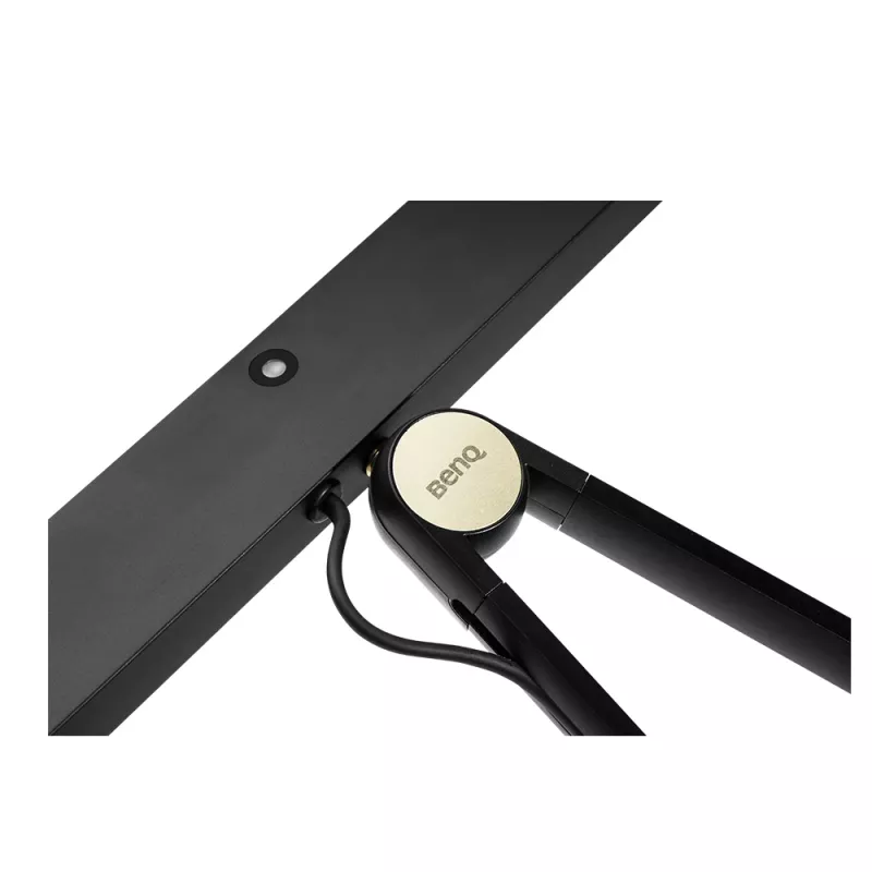 Monitorlamp BenQ PianoLight R zwart – 1070 lm, USB-gevoed, 120×367×628 mm