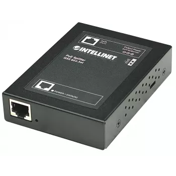 Intellinet Power over Ethernet (PoE+) splitter, IEEE802.3at, 5, 7.5, 9 of 12 V DC uitgangsspanning