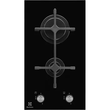 Electrolux EGC3322NVK zwart inbouw gas 2 zones