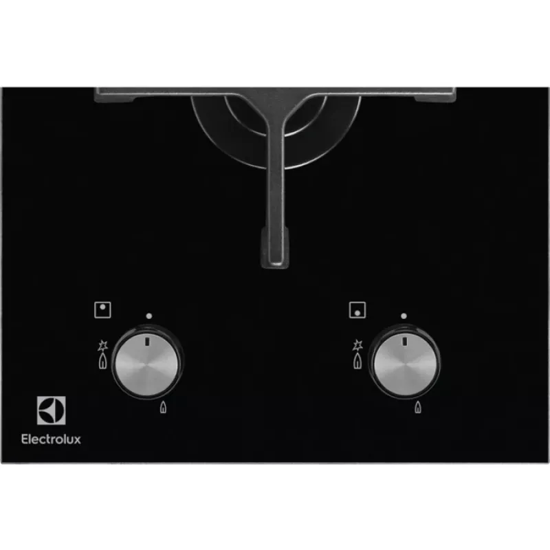 Electrolux EGC3322NVK zwart inbouw gas 2 zones