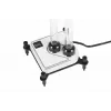 Waterblok Alphacool Core 1 Aurora messing koper nikkel transparant wit 72mm
