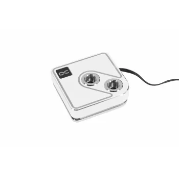 Waterblok Alphacool Core 1 Aurora messing koper nikkel transparant wit 72mm